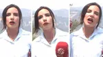 Beyaz TV muhabiri, yangın bölgesinde kameramanı azarladı