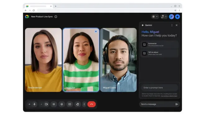 Google Meet'e Yapay Zeka Dokunuşu: Ask Gemini Geldi!
