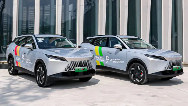 Hibrit SUV OMODA7 PHEV ile 1.457 km yol yapıldı