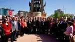Taksim'de 19 Mayıs töreni… Taksim Cumhuriyet Anıtı'ndan İmamoğlu mesajları...